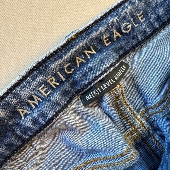 AEO Jeans Mens Size 28x30 Skinny Next Level AirFlex Distressed - Picture 10 of 13